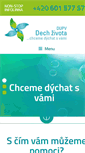 Mobile Screenshot of dechzivota.cz